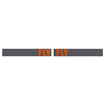 Fly Racing Youth Focus Goggle Grey/Orange - Clear Lens