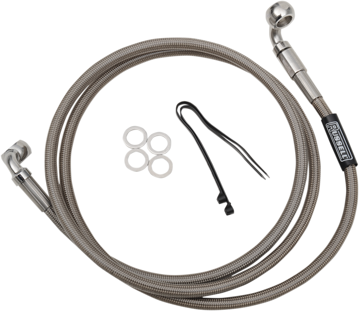 RUSSELL Brake Hose - 54" - 90? 3/8" R08985