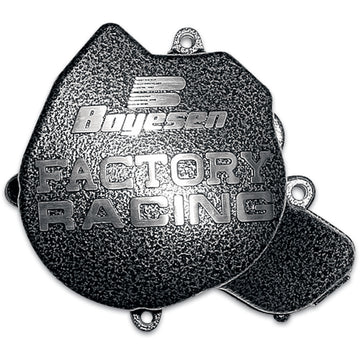 BOYESEN Ignition Cover - Silver/Black - KTM 250 SX-F SC-44