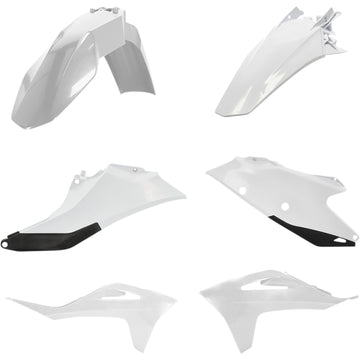 Acerbis Standard Replacement Body Kit - White/Black 2872801035