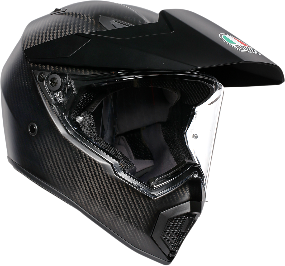 AGV AX9 Helmet - Matte Carbon - MS 7631O4LY00006 | Dual S PO Rt Helmets