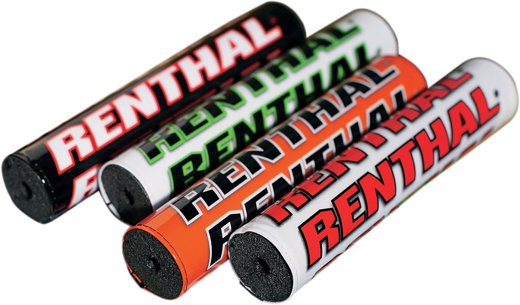 RENTHAL SX Crossbar Pad - 10" - Black/Red P261