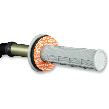 Renthal Grip Donutz - White/Orange G204