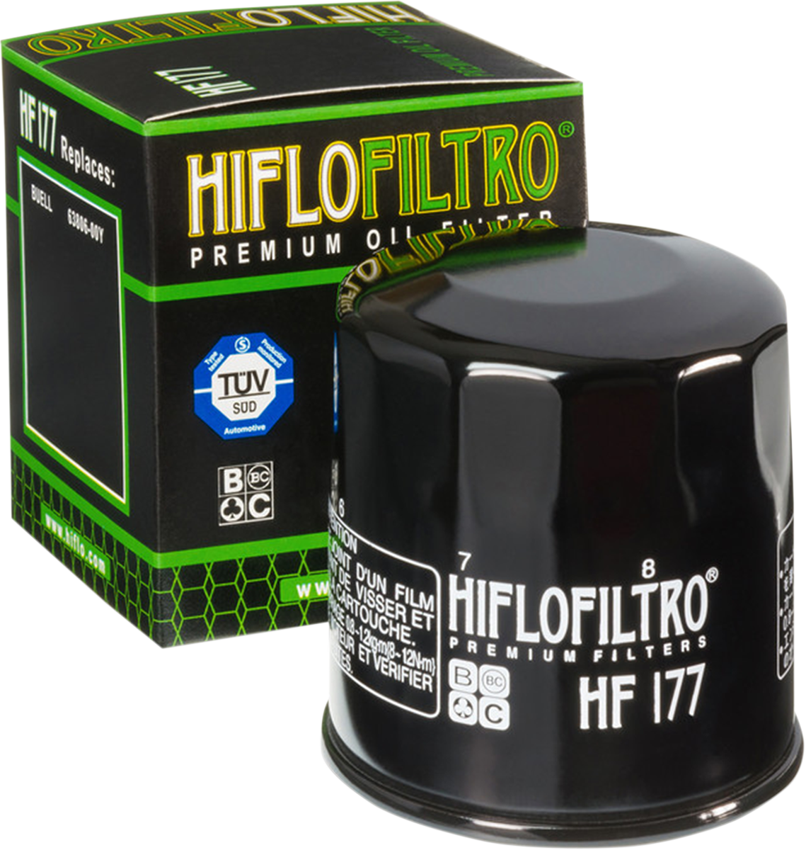 HIFLOFILTRO Oil Filter - Black HF177
