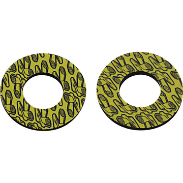 Renthal Grip Donutz - Black/Yellow G205