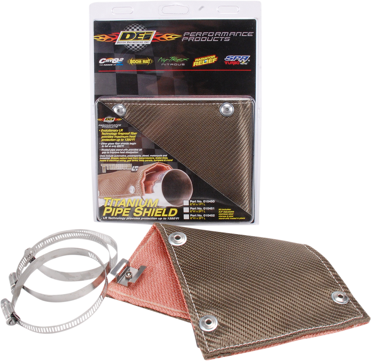 DEI Flexible Heat Shield - 4" x 12" 902454