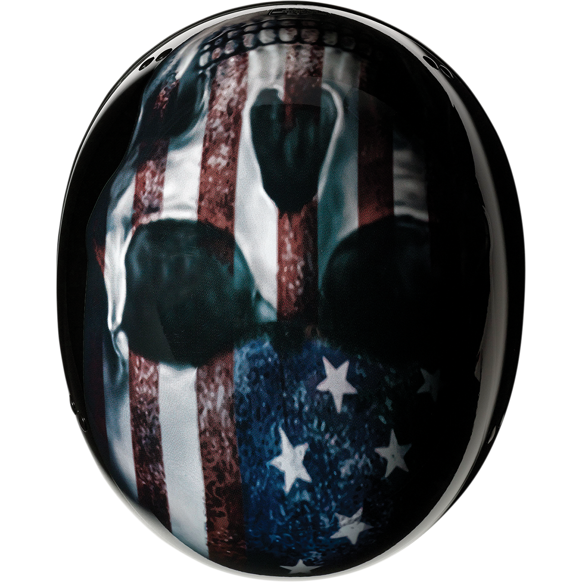 Z1R Vagrant Helmet - USA Skull - Black - Large 0103-1310