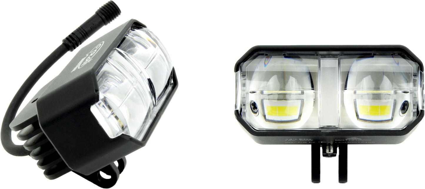 Aux Driving Lights Kit 1.25" Bar Mnt. White/Amber Pr