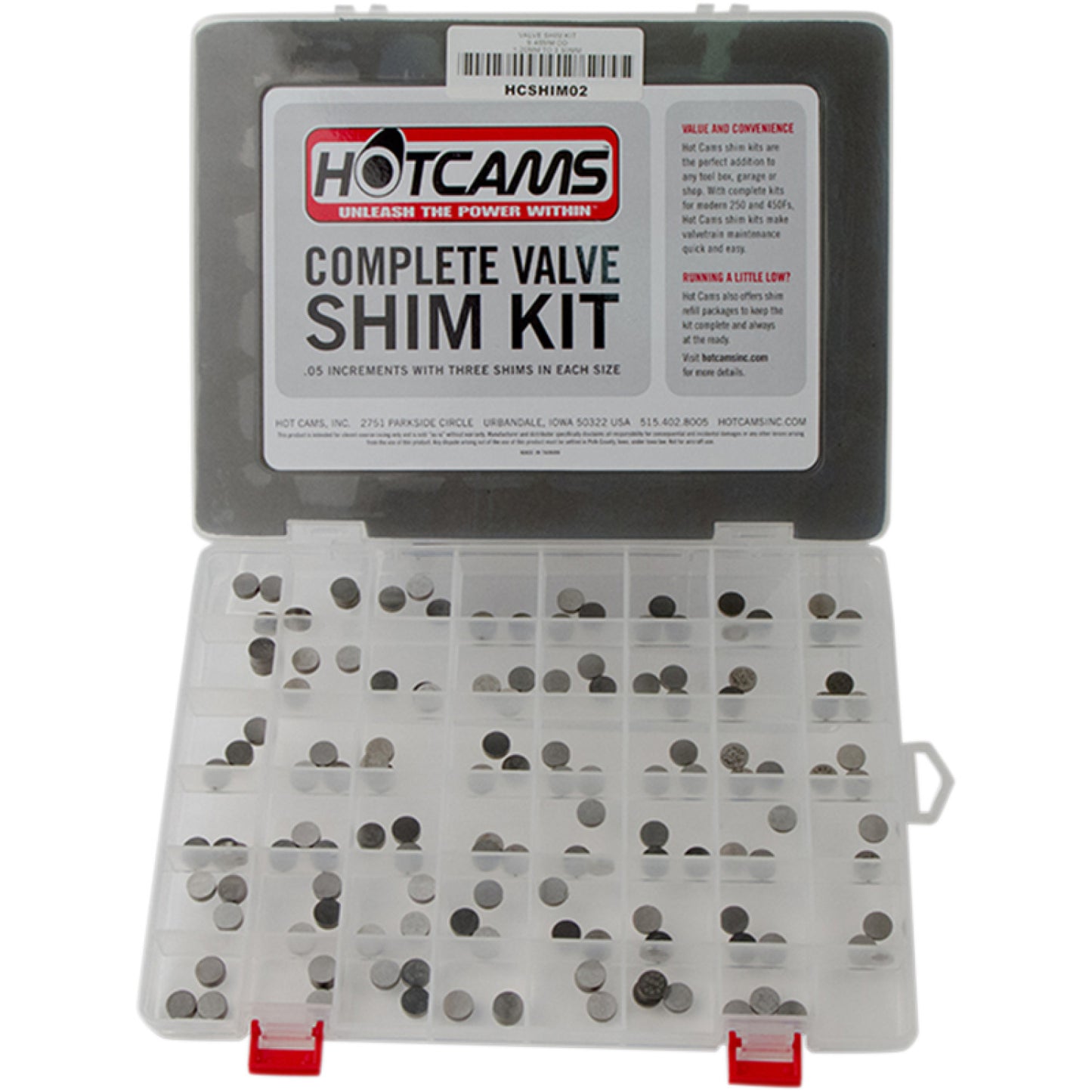 Hot Cams Valve Shim Kit - 9.48 mm O.D. - Arctic Cat | Honda | Kawasaki | Suzuki | Yamaha HCSHIM02 | Hot Cams | Valves & Parts