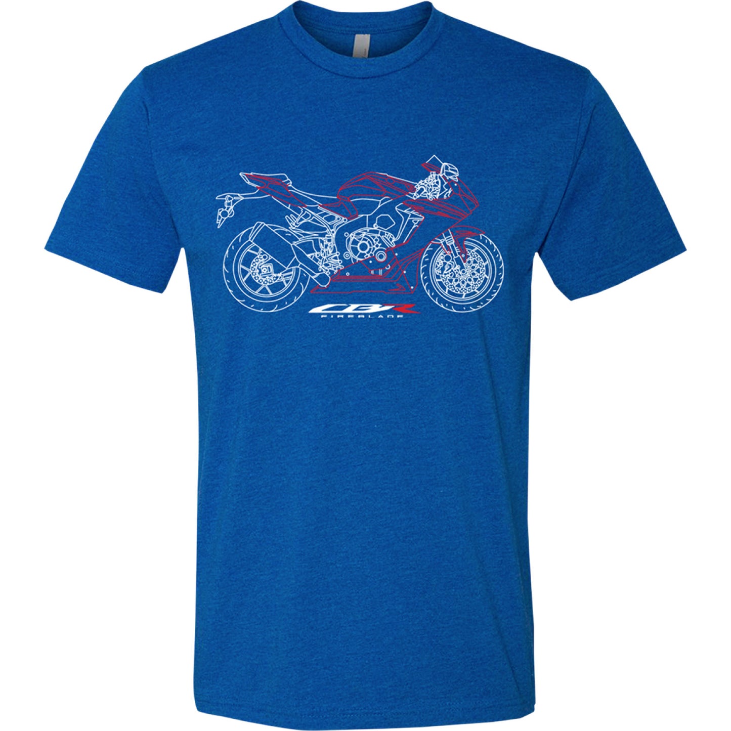 Honda Apparel Honda Fireblade T-Shirt - Blue - Small NP21S-M2174-S | T Shirts Mens