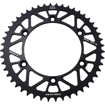 JT SPROCKETS Rear Sprocket - Black - 48 Tooth JTA822.48BLK by JT Rear Sprockets Aluminum/Alloy