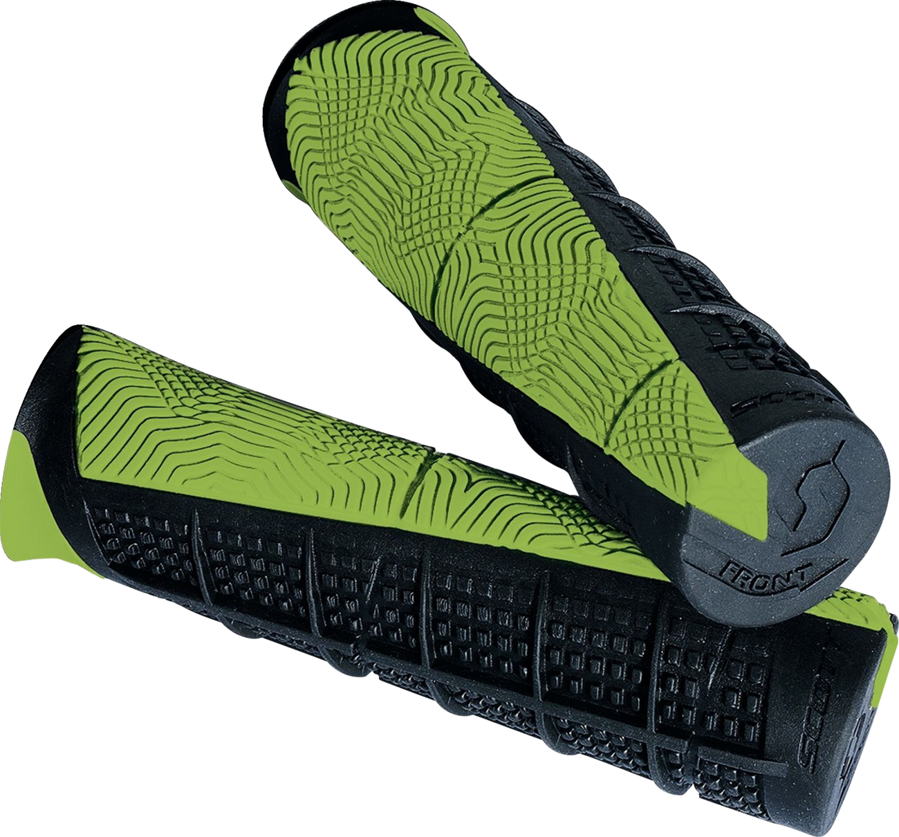 Scott Deuce ATV Grips - Black/Green 217892-1043