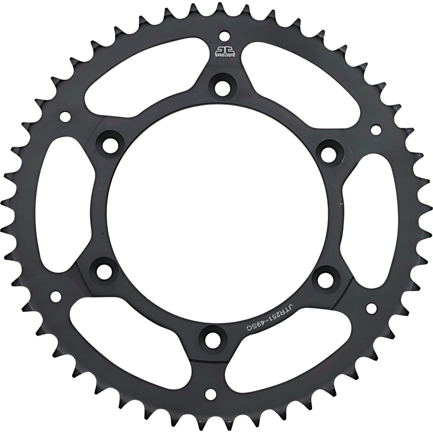 JT SPROCKETS Rear Sprocket - 49-Tooth - Yamaha JTR251.49SC by JT Rear Sprockets Steel Type