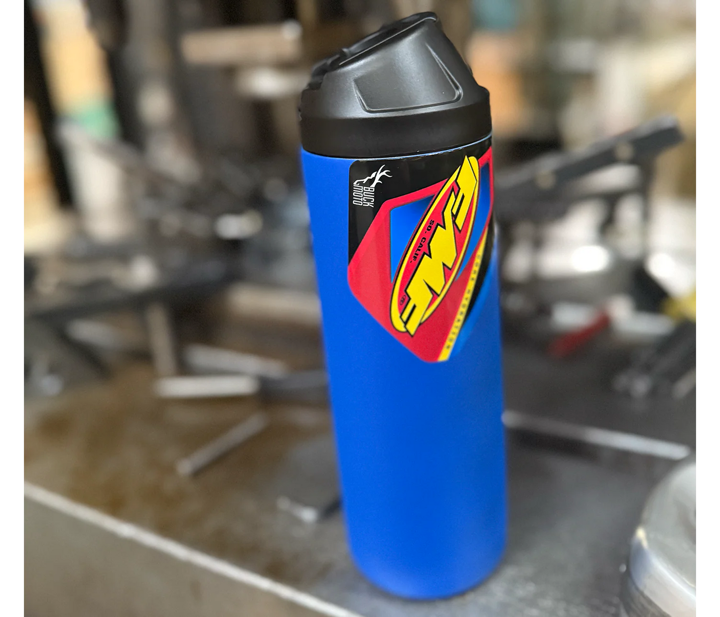 FMF Aluminum Water Bottle Blue