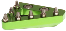 Solid Rear Brake Tip Green