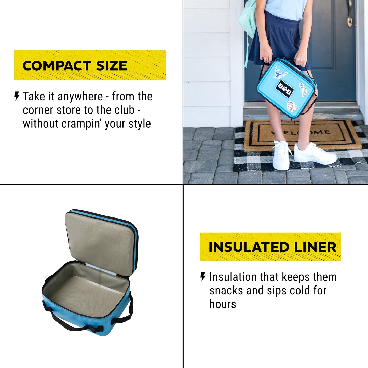 BOBs 4L Soft Portable Lunch Box by BOB The Cooler Co