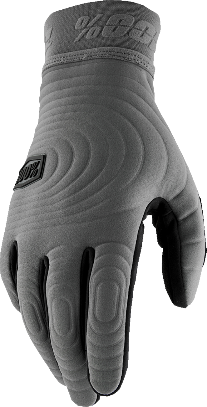 100% Brisker Xtreme Gloves - Charcoal - XL 10030-00009