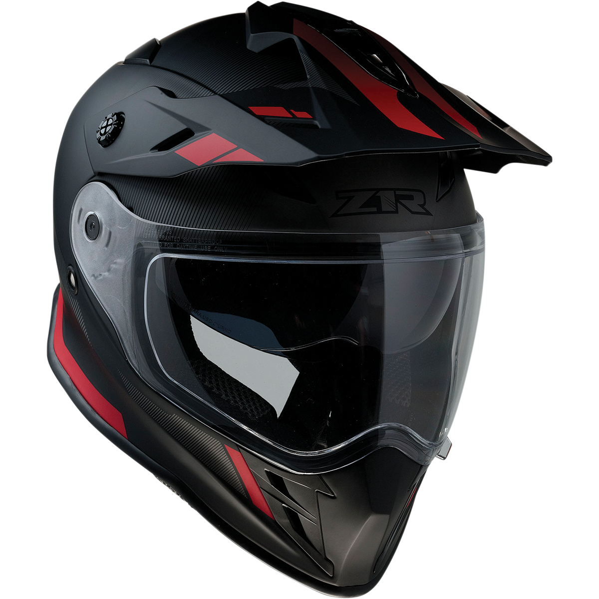 Z1R Range Helmet - Uptake - Black/Red - Medium 0140-0015