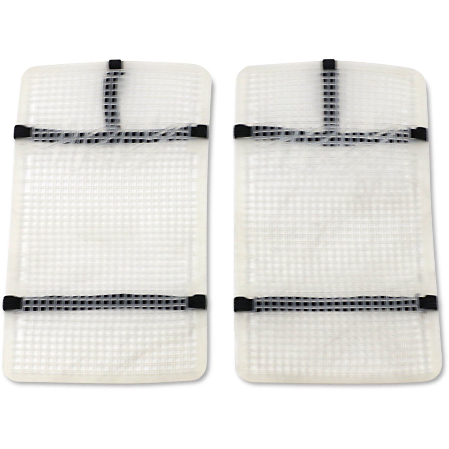 Moose Racing Mud Radiator Cover - White - Yamaha HPRMUDYZ2502TM