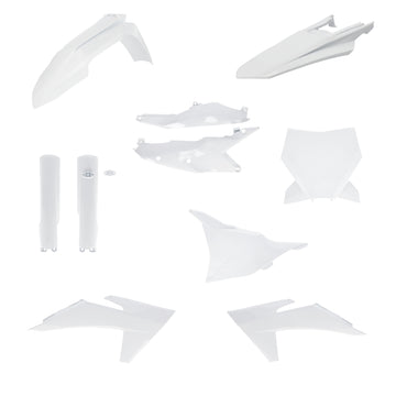 Full Plastic Kit Ktm White