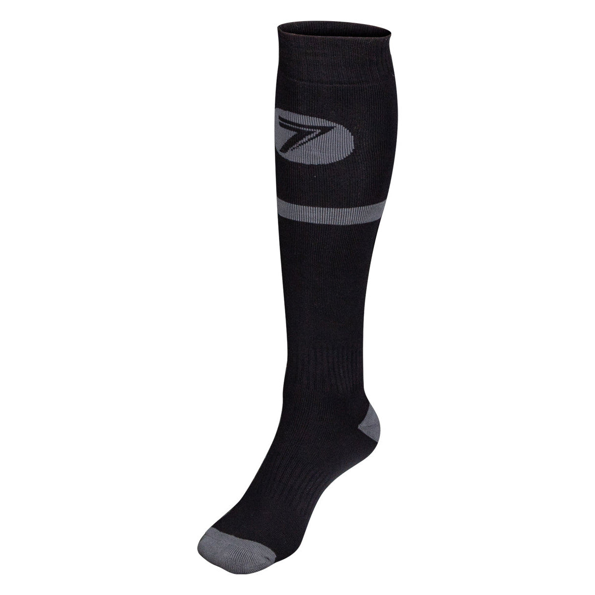 Seven Rival MX Dot Sox Charcoal/Black L/XL
