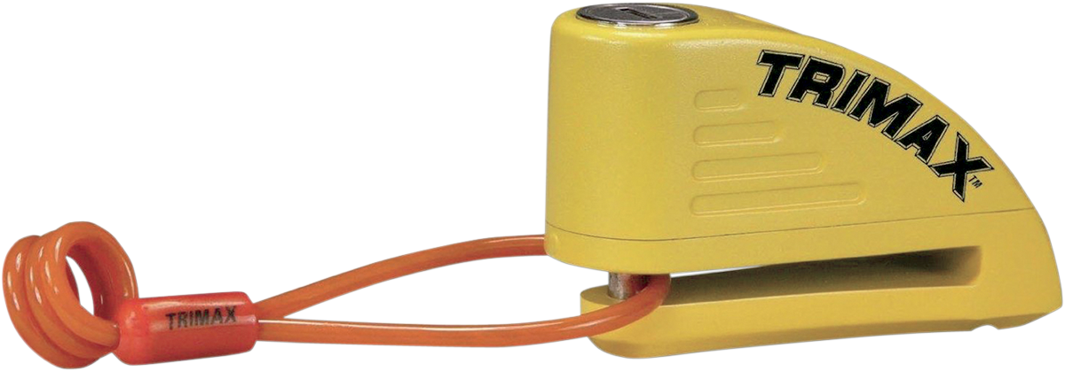 TRIMAX Alarm Disc Lock - 7 mm Pin - Yellow TAL88YL