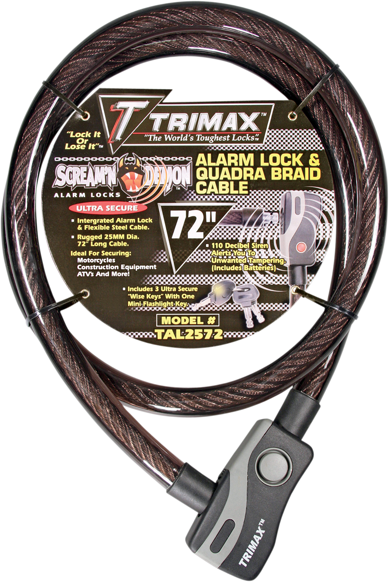 TRIMAX Alarm Cable Lock TAL2572