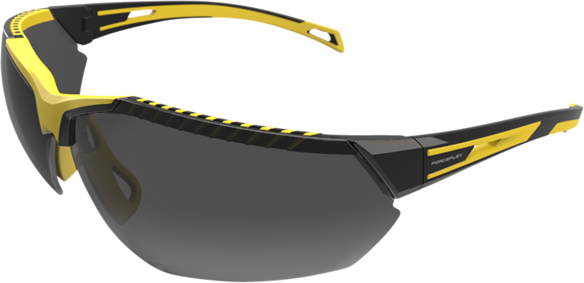 FORCEFLEX FF4 Sunglasses - Black/Yellow - Smoke Lens FF4-01095-040