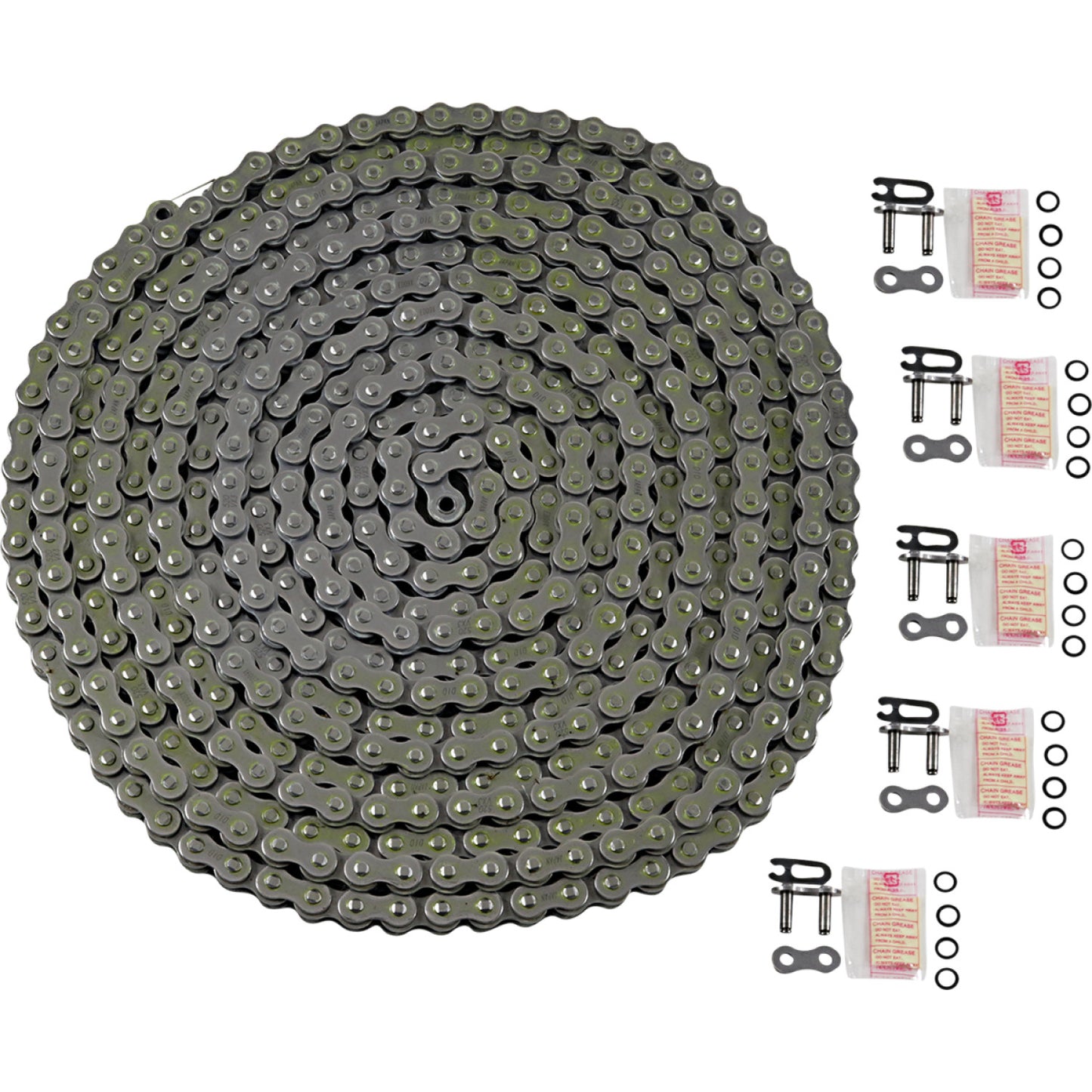 DID 520 VX3 - Bulk Chain - 25 Feet 520VX3X25FT | Drive Chain X'ring Types