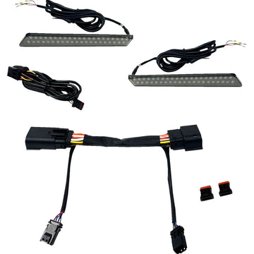 Custom Dynamics LED Latch Lights - Saddlebag - Smoke Lens CD-LATCH-23-S