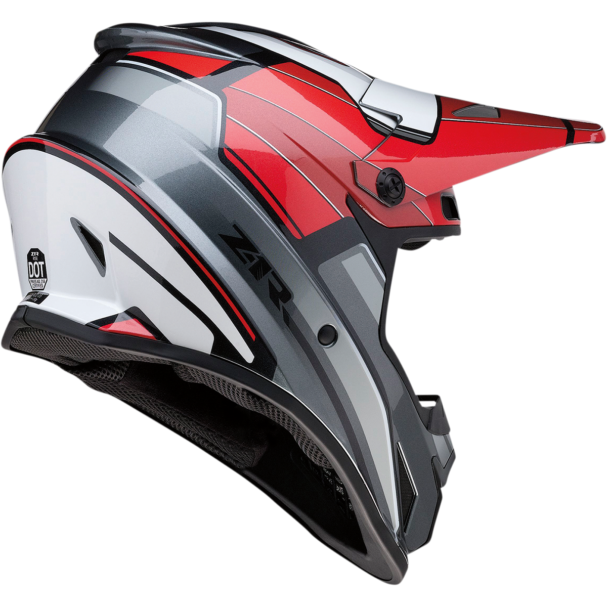 Z1R Rise Helmet - MC - Red/Gray - Medium 0110-7210
