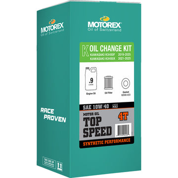 Motorex Oil Change Kit - Kawasaki KX 450 - 10W-40 311248