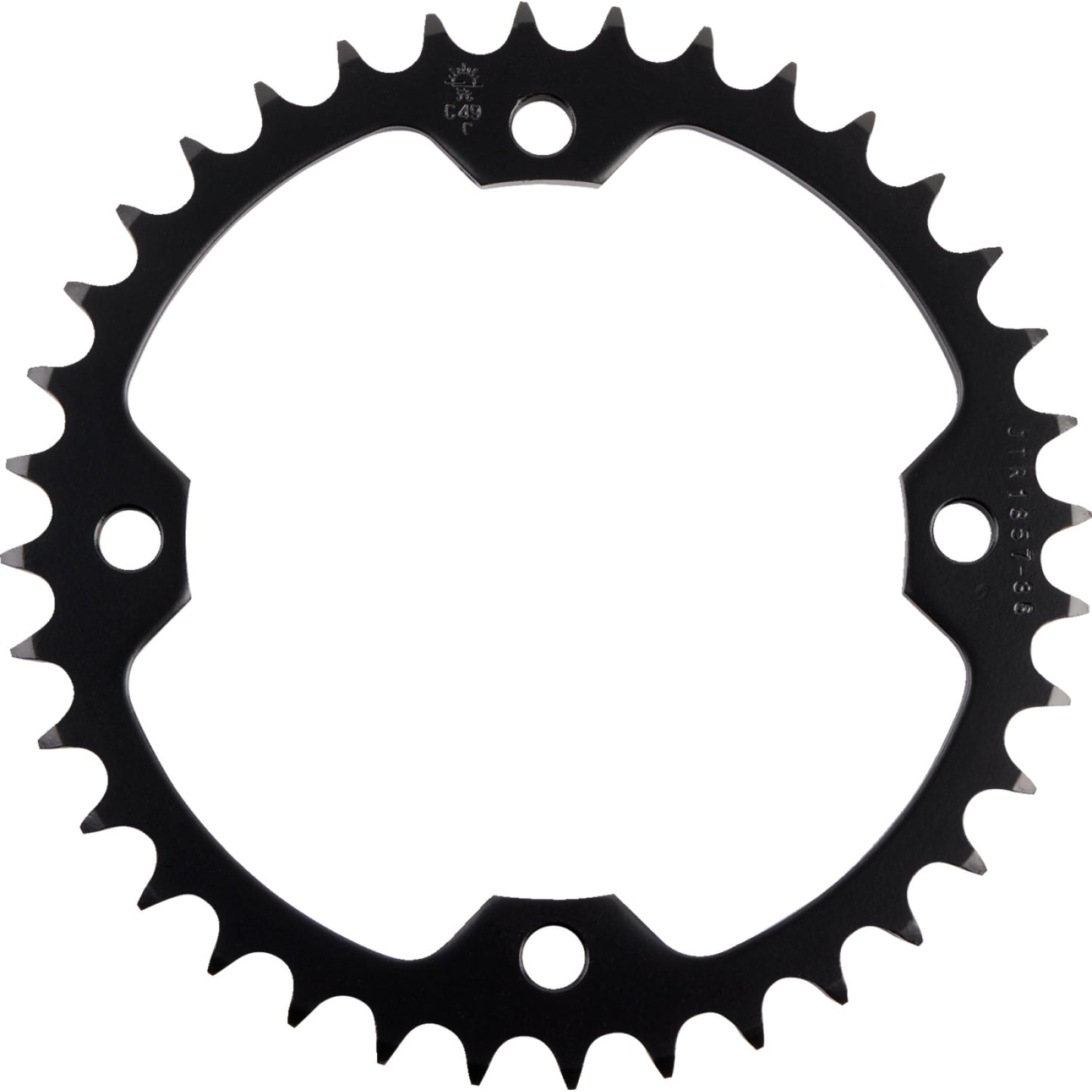 JT SPROCKETS Rear Sprocket - 36 Tooth - Yamaha JTR1857.36 by JT Rear Sprockets Steel Type