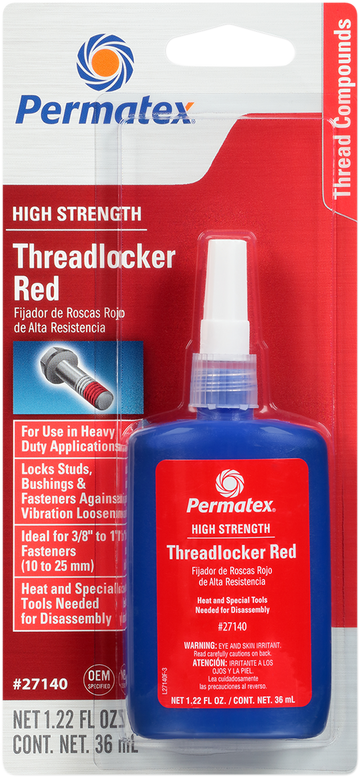 PERMATEX 271 Threadlocker - Red - 1.22 US fl oz. 27140