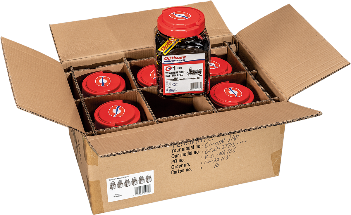 TECMATE Battery Cord - 6 Pack O-01NJARX6