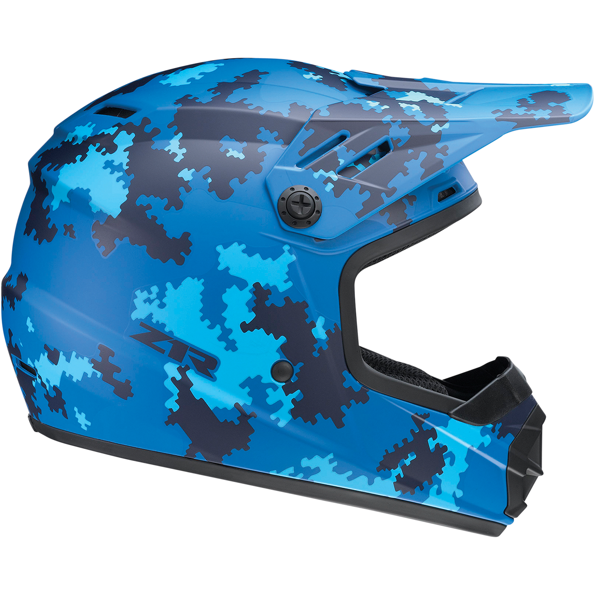 Z1R Youth Rise Helmet - Digi Camo - Blue - Medium 0111-1464