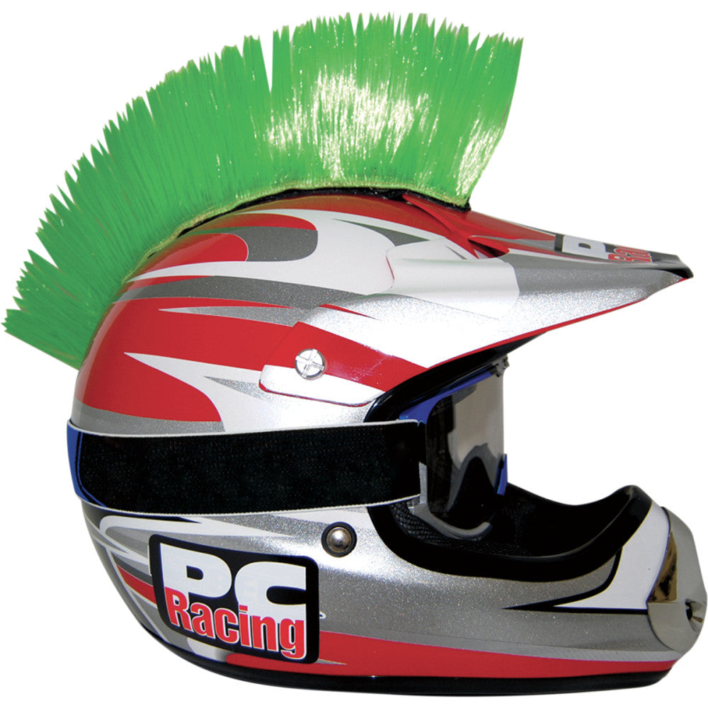 PC RACING Helmet Mohawk - Green PCHMGREEN