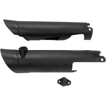 Acerbis Lower Fork Covers for Inverted Forks - Black 2113750001