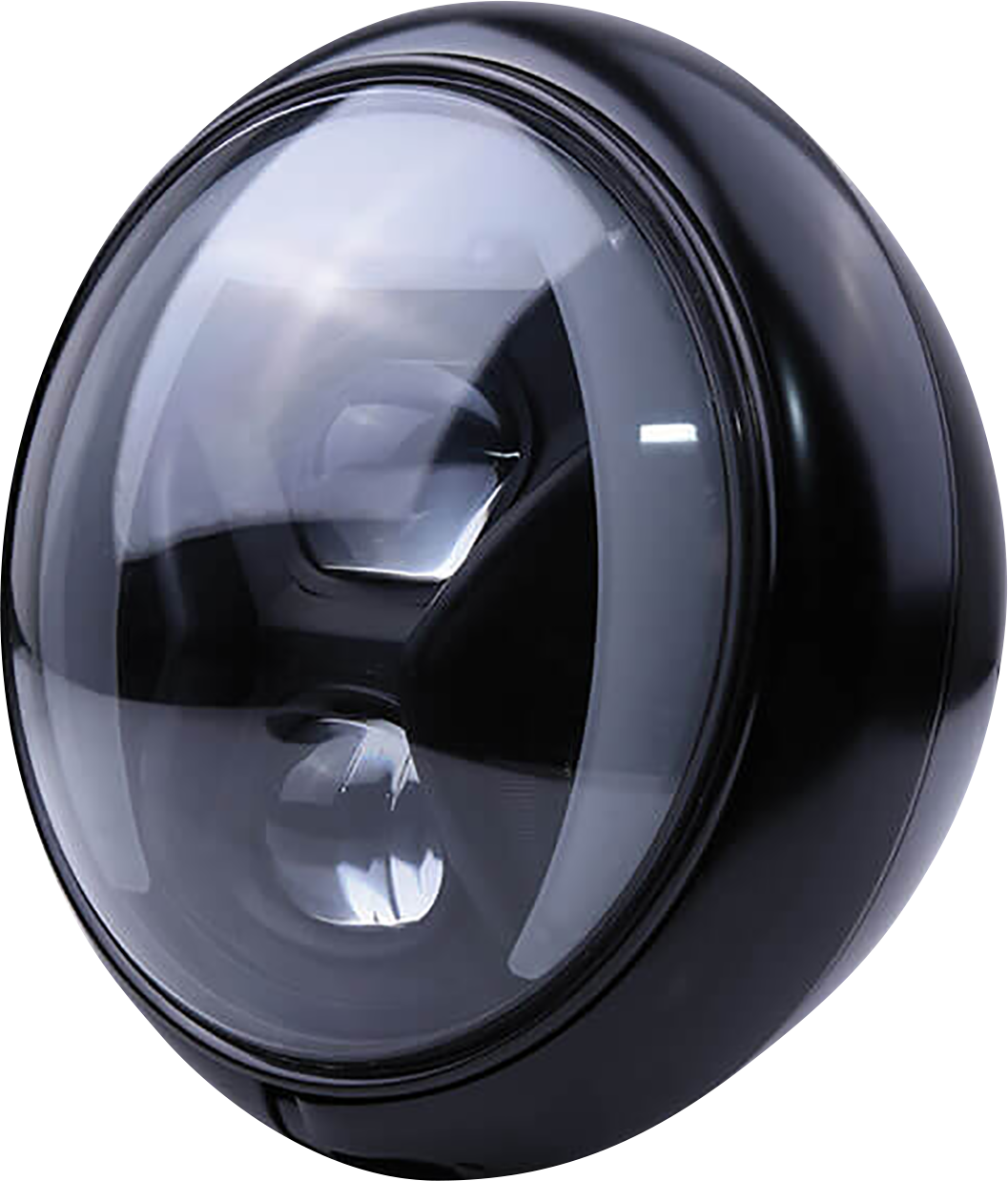 Highsider Adaptive Headlight with Housing - 7" - Black 223-239