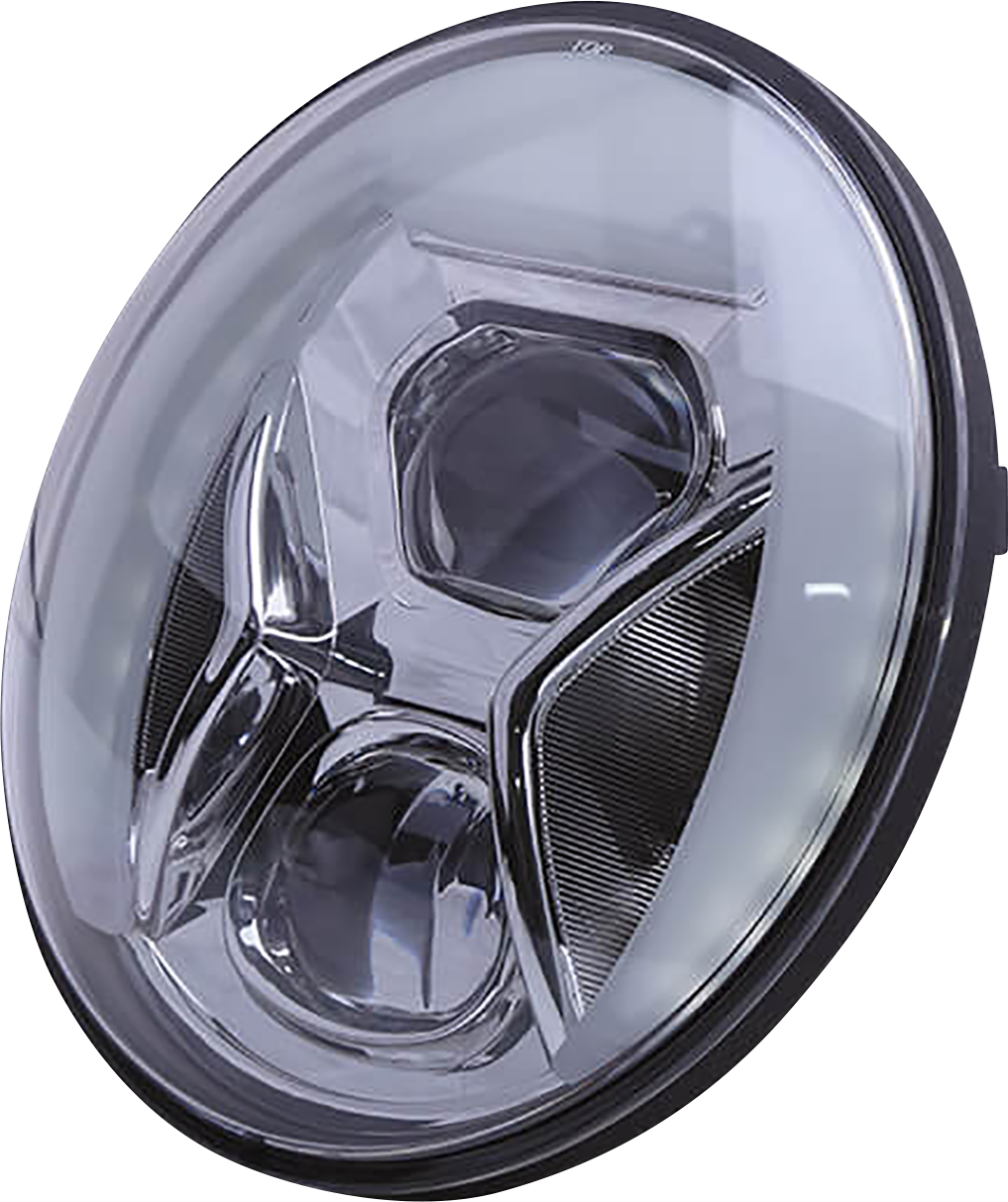 Highsider Adaptive Headlight - 7" - Chrome 226-002