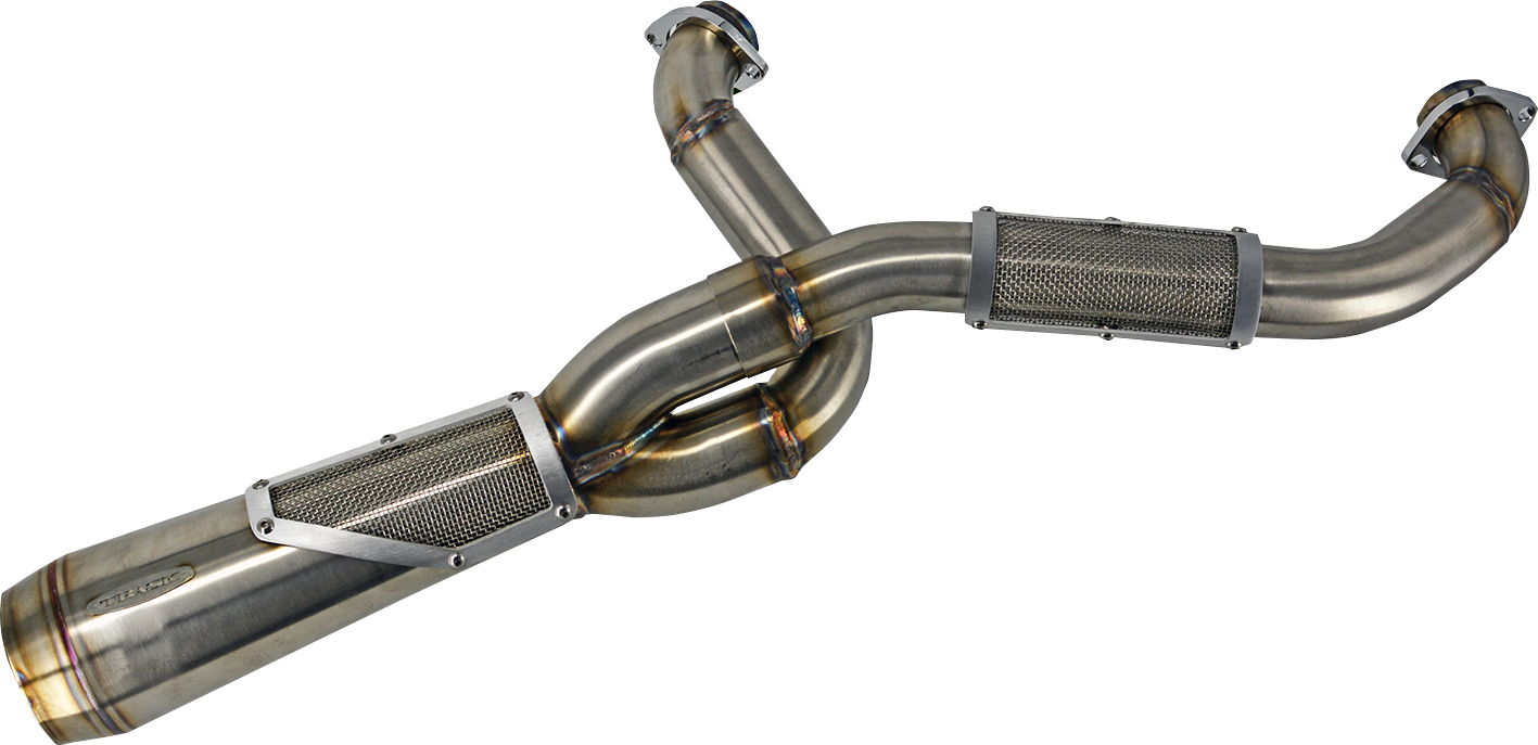 TRASK 2-into-1 Big Sexy Exhaust System - Raw Stainless Steel TM-5120