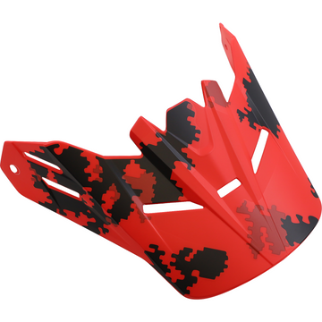 Z1R Youth Rise Visor Kit - Digi Camo - Red 0132-1494