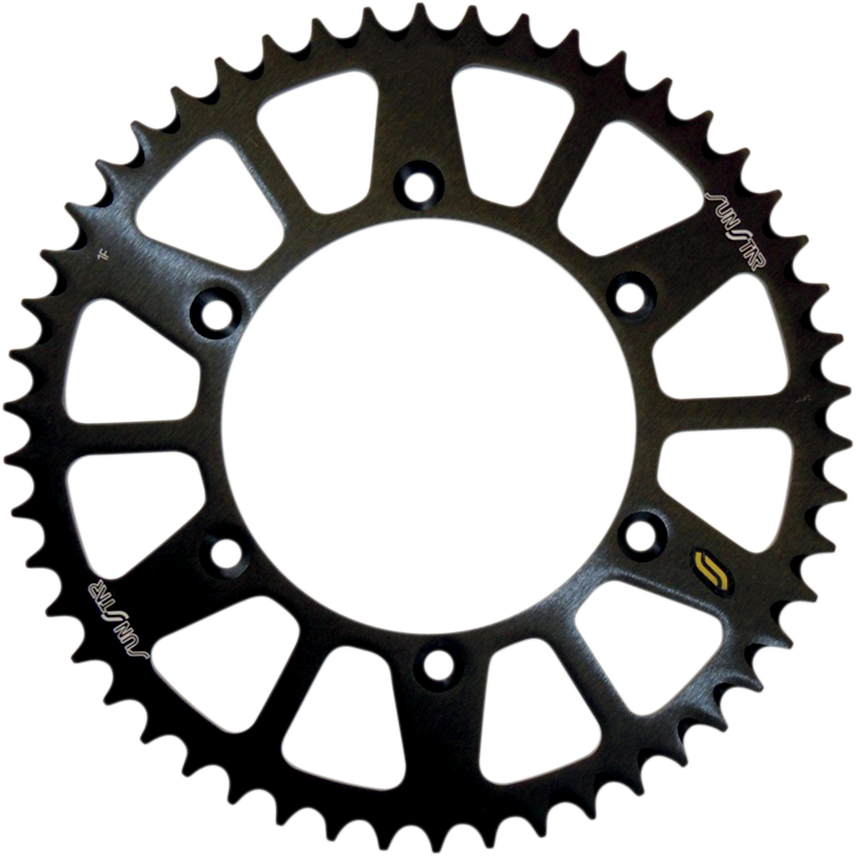 SUNSTAR SPROCKETS Rear Sprocket - 50 Tooth - Suzuki - Works/Black 5-357750BK