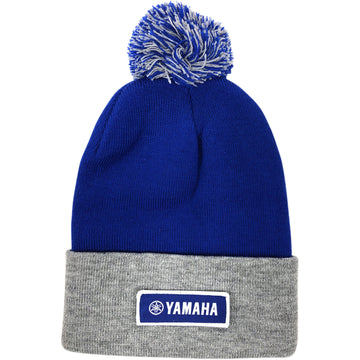 FACTORY EFFEX Yamaha Pom Beanie - Royal/Gray 23-86202