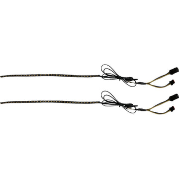 Custom Dynamics Dual Color Light Strips - Fairing - Amber/White CD-LED-36-AW