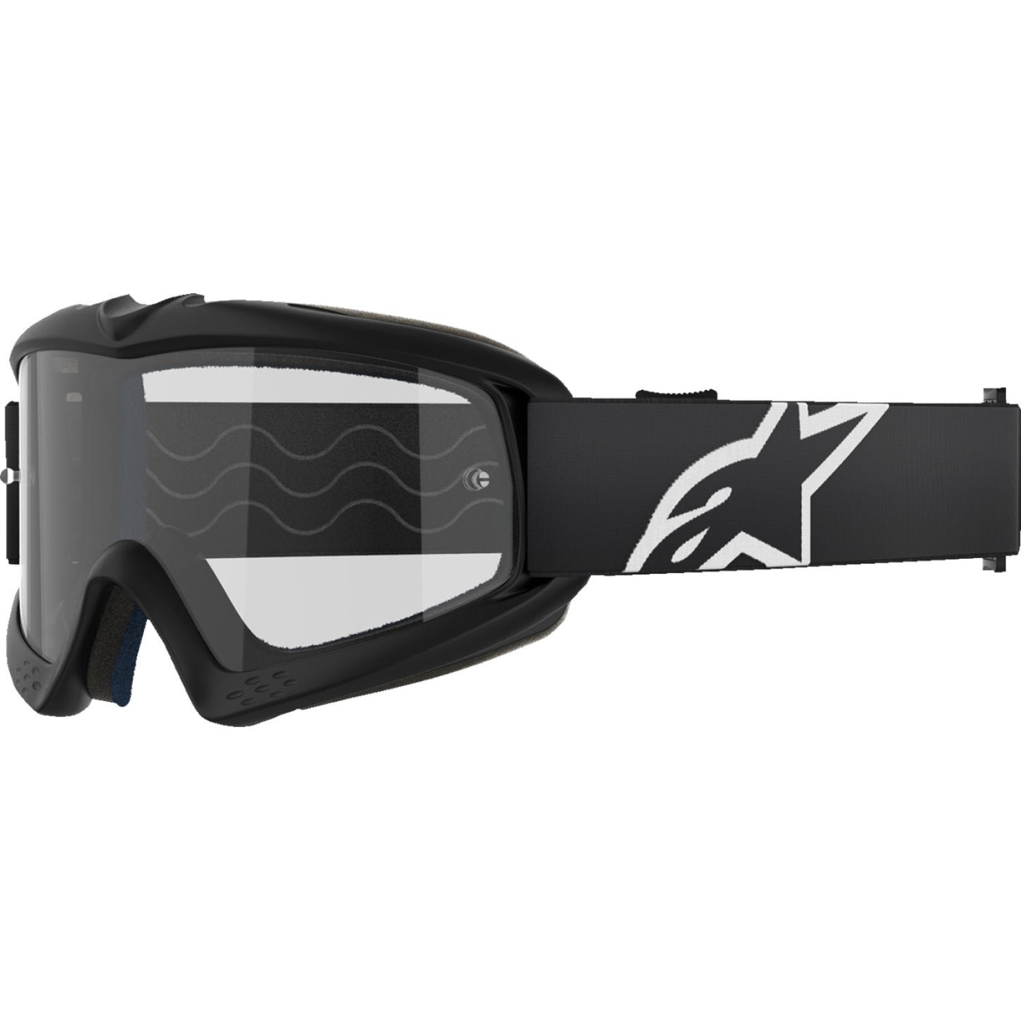 Alpinestars Youth Vision Goggle - Corp - Black - Clear 5140125-1425 | Goggles
