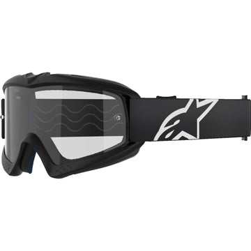 Alpinestars Youth Vision Goggle - Corp - Black - Clear 5140125-1425 | Goggles