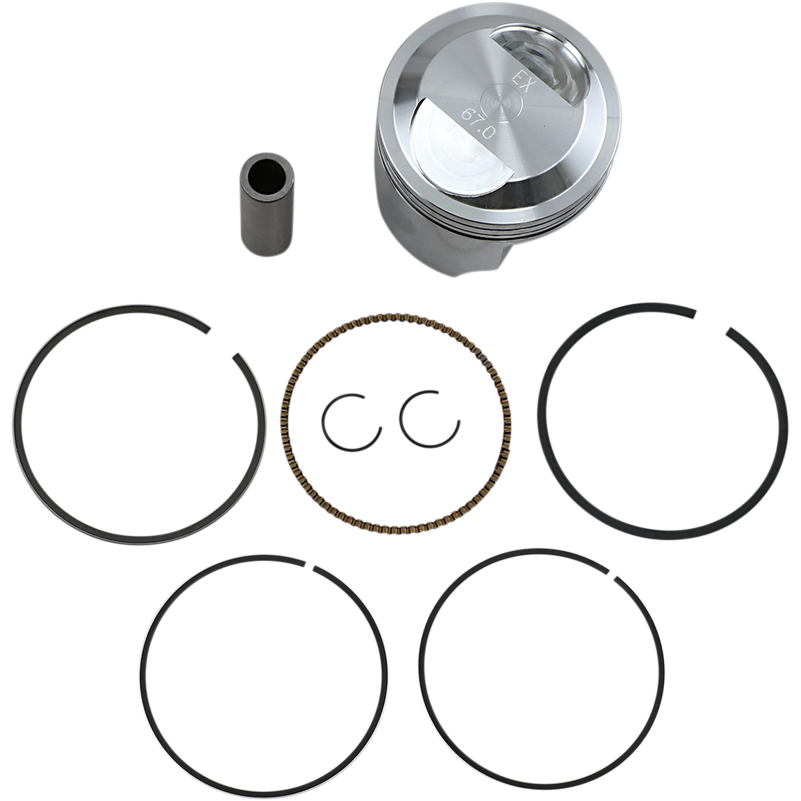 BBR MOTORSPORTS Piston Kit - 175cc 411-HCF-1505
