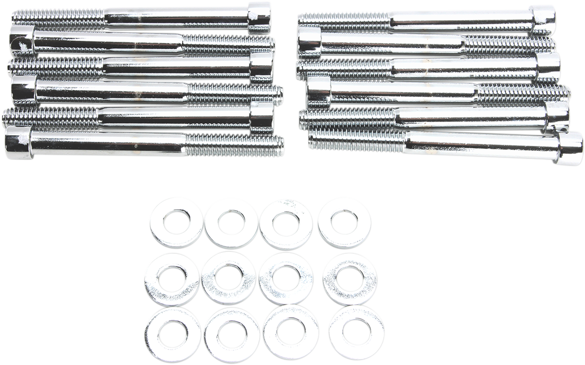 GARDNER-WESTCOTT Bolt Kit - Motor Case - Socket-Head - Chrome - M8 P-48-29