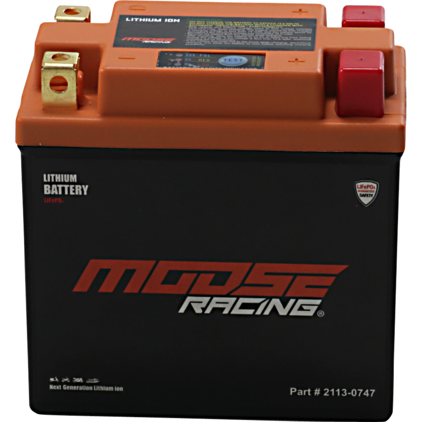 Moose Racing Li-Ion Battery - HUTX14AHQ-FP HUTX14AHQ-FP